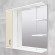 Шкаф-зеркало для ванной Bayro Allure 1000x833 левый беж