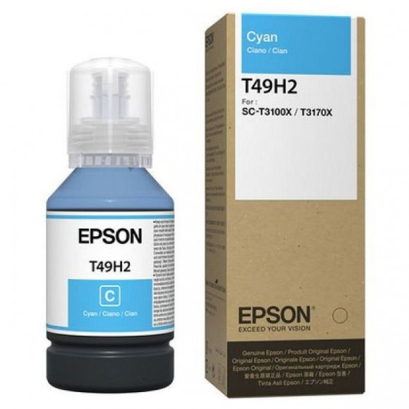 Recipient de cerneală Epson T49H, C13T49H200, Cyan