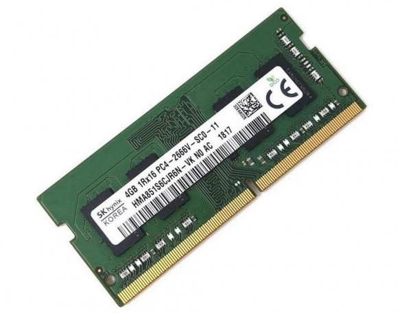 .4GB DDR4- 2666MHz SODI mm Hynix Original PC21300, CL19, 260pin DI mm 1.2V
