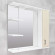 Шкаф-зеркало для ванной Bayro Allure 1000x833 правый беж