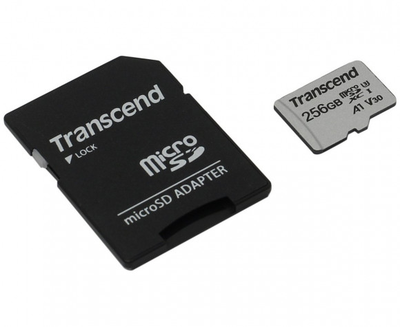 Card de memorie Transcend MicroSDXC clasa 10 de 256 GB (TS256GUSD300S-A)